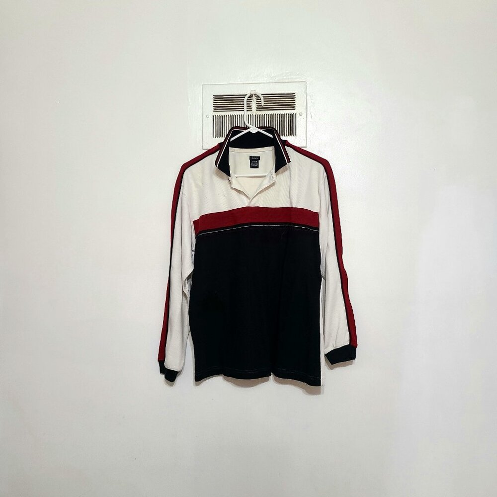 Claiborne Long‑Sleeve Polo Shirt